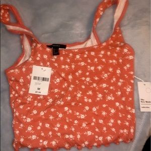 nwt floral forever 21 tank top